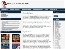 Tablet Screenshot of blackjackspielregeln.info